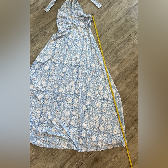 Fallon Floral Maxi Dress in Ocean Mist Women’s SIZE M LIKE NEW - Picture 6 of 7